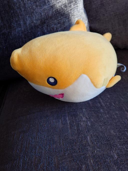  — Yellow shark soft toy