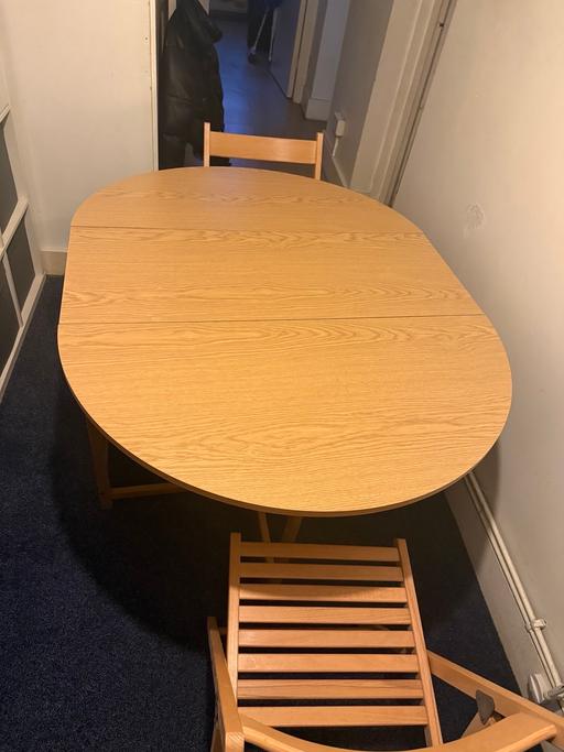  — 4 Seater Folding Dining Table with 4 chairs