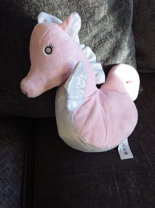  — Pink seahorse soft toy
