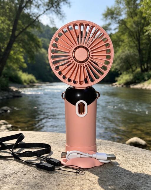 — Handheld Fan USB Rechargeable 1200mAh
