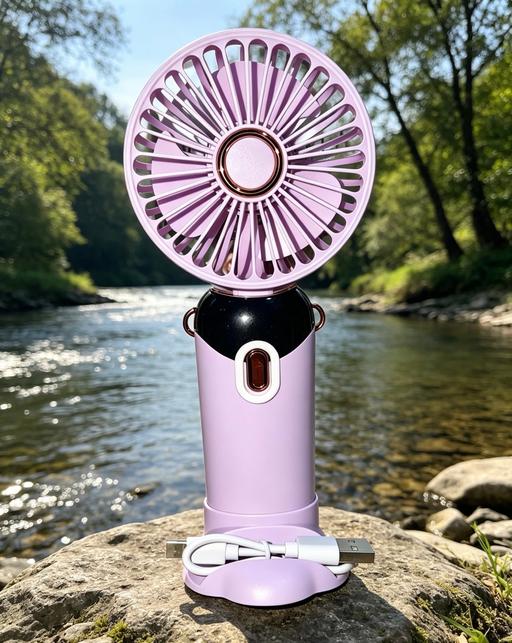  — Handheld Fan USB Rechargeable 1200mAh