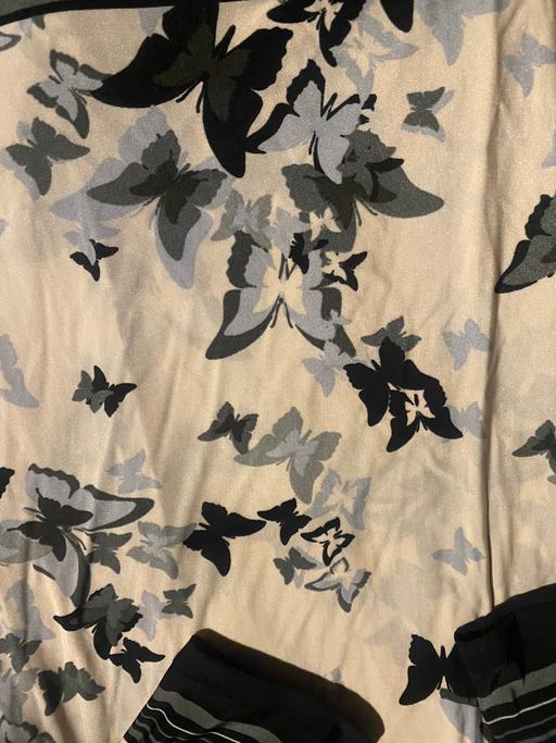  — Butterfly detail chiffon dress