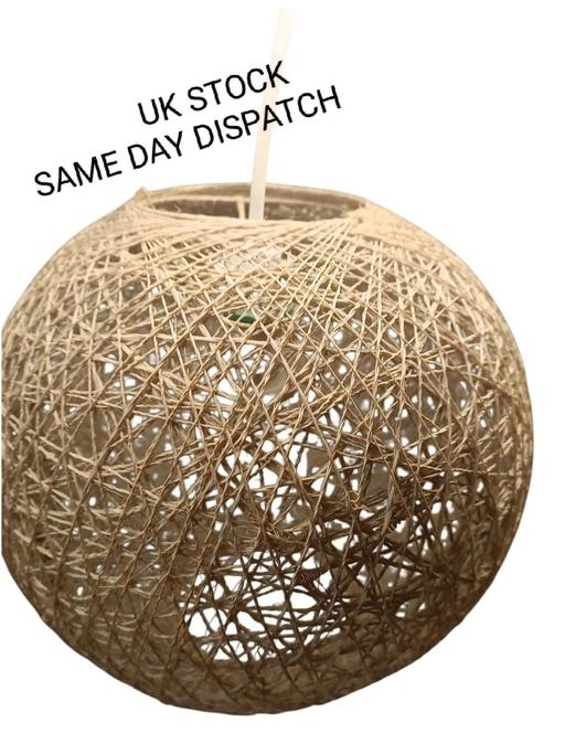  — 1 PICE CEILiNG LIGHT RATTAN BALL