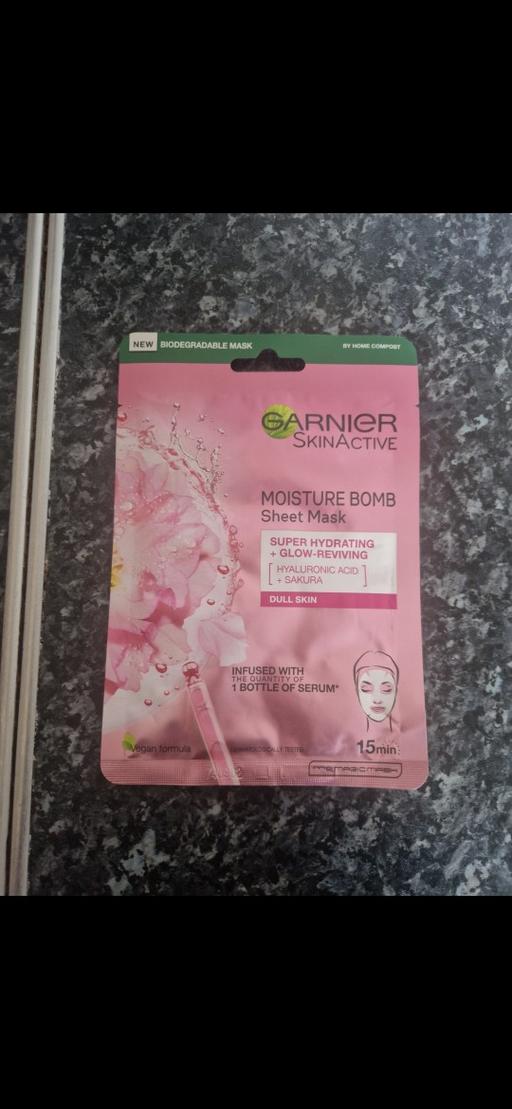  — brand new garnier face mask