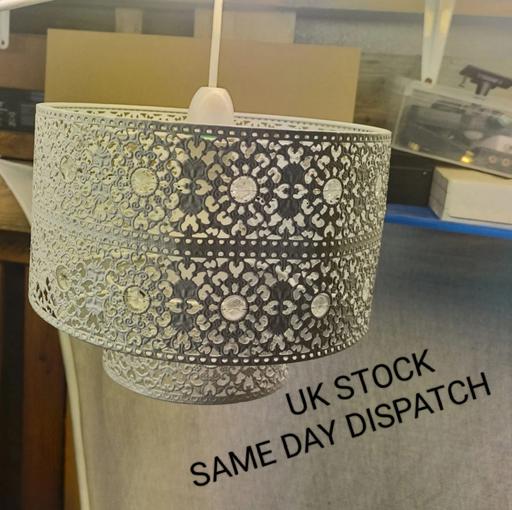  — ceiling light CREAM DOUBLE LAYER EASY FIT