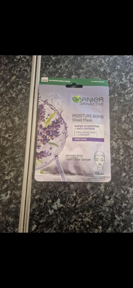  — brand new garnier face mask