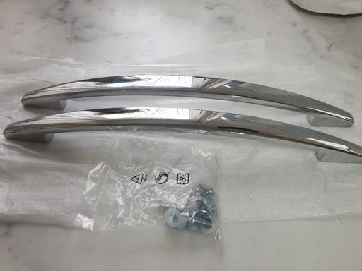  — 2 x chrome handles 14inch