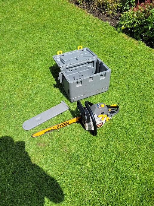  — RYOBI 18in chainsaw, good condition, £50