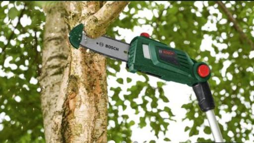  — bosch cordless telescopic chain pole saw 18v
