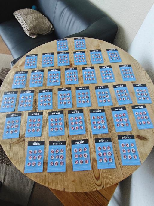  — 35 x CaffeNero Fully stamped coffee cards