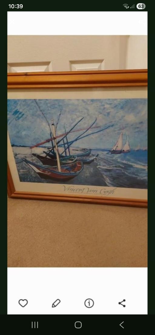  — VAN GOGH  LARGE PICTURE PERFECT PAID £79 🌟