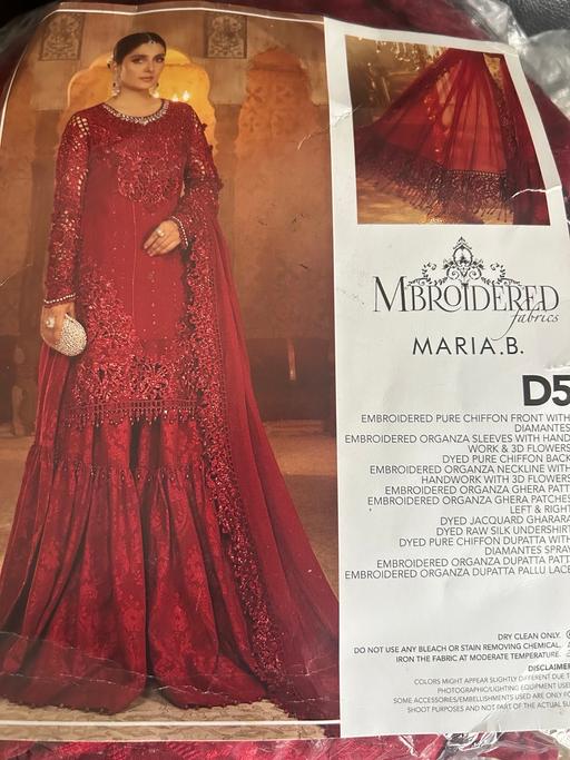  — Maria B MBroidered Party Suit