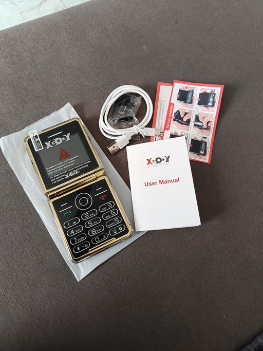 XGODY S200 Dual SIM Flip Mobile Phone – Gold/