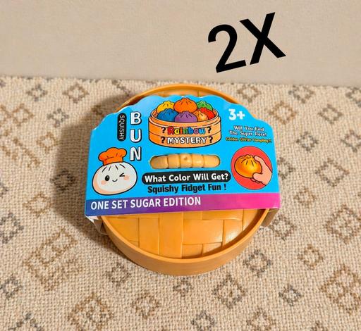  — 2x squishy dumpling viral trending toy