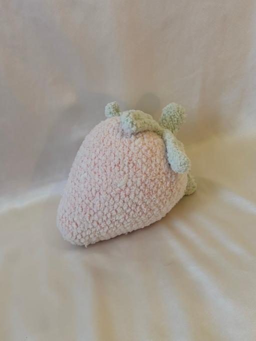  — Crochet pink strawberry plushie