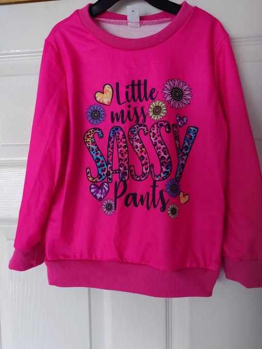  — Girls pink shein jumper size 6 years