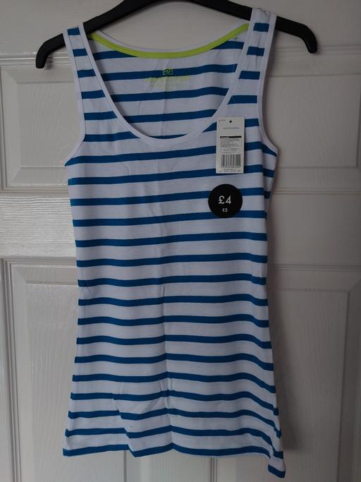  — Women's stripey vest top size 12
