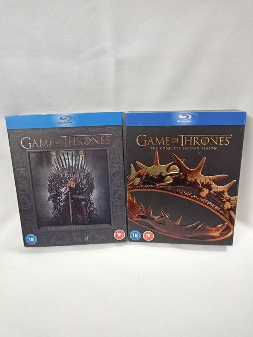  — GAME OF THRONES BLU-RAY FIRST/SECOND SEASONS.