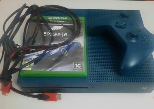  — Xbox One S 500gb Deep Blue Leads Controller 