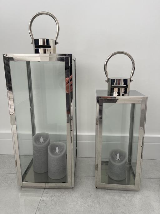  — Glass lanterns Large and medium