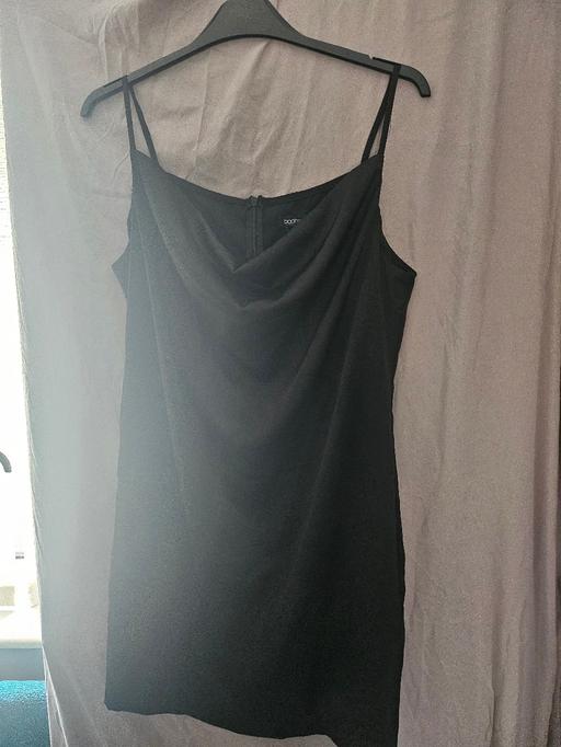  — boohoo cow neck dress