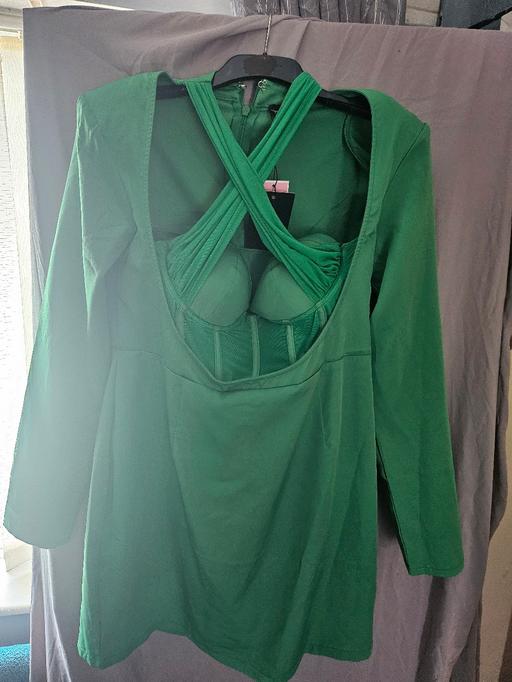  — PLT mesh corset dress BNWT