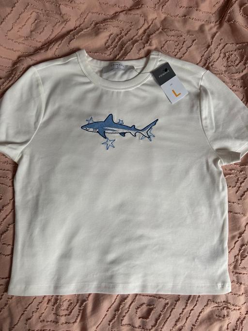  — Self embroidered top with shark size L