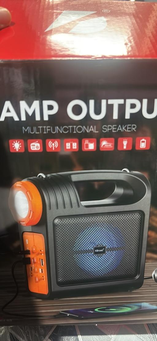  — Powerbank with light torch and solar power