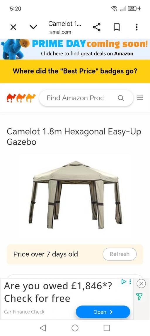  — pop up gazebo
