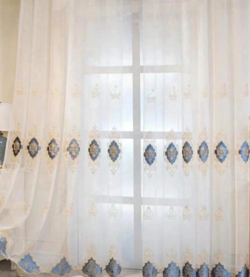  — 2pcs sheer curtain panel 132/213cm