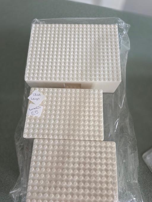  — ikea lego boxes x3