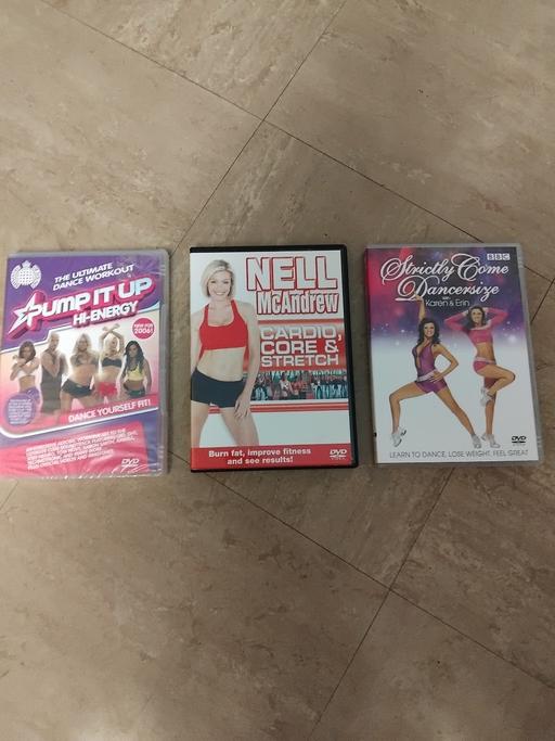  — 3 Workout Dvds.