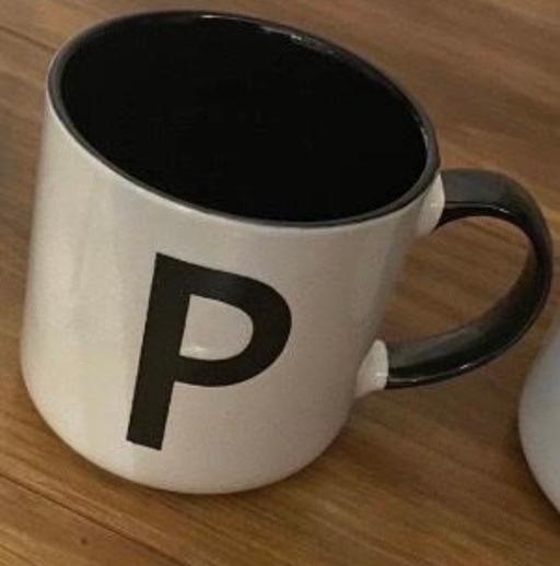  — Letter P mug
