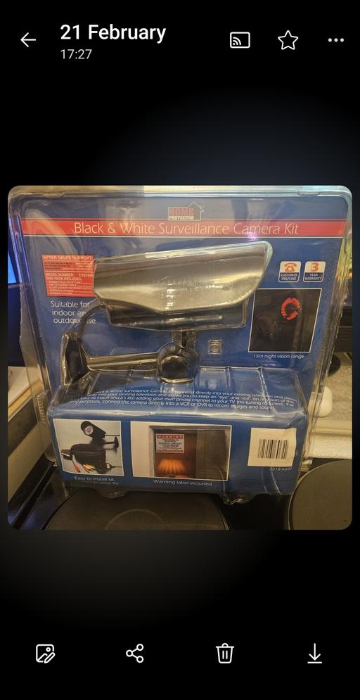  — black and white cctv camera kit