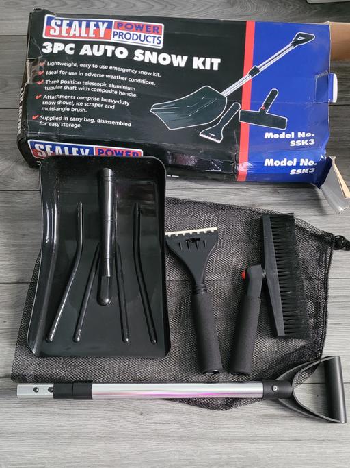  — Sealey 3pc Auto Snow Shovel
