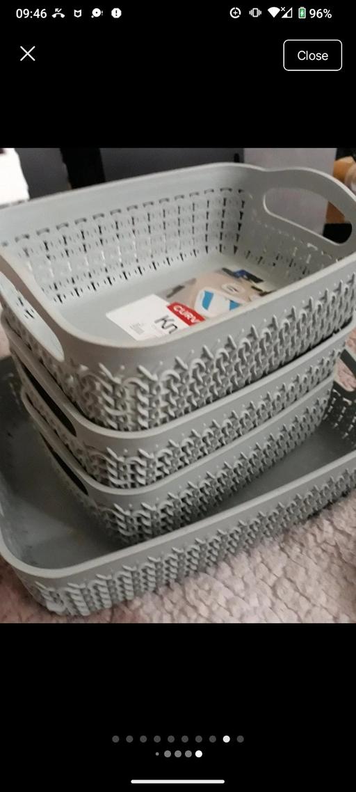  — job lot storage basket