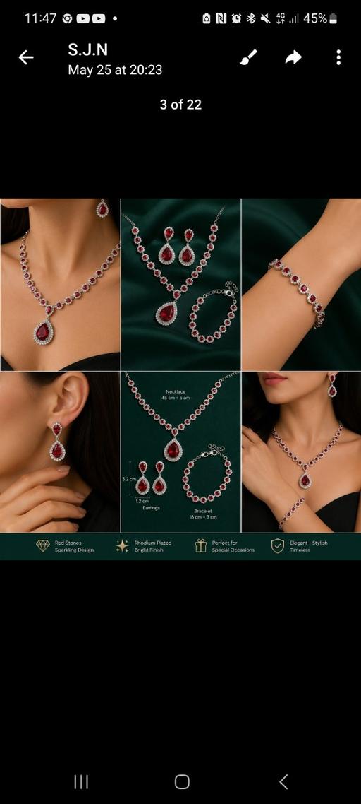  — luxury Red Crystal