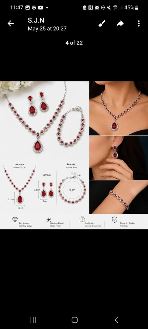  — Luxury Red Crystal