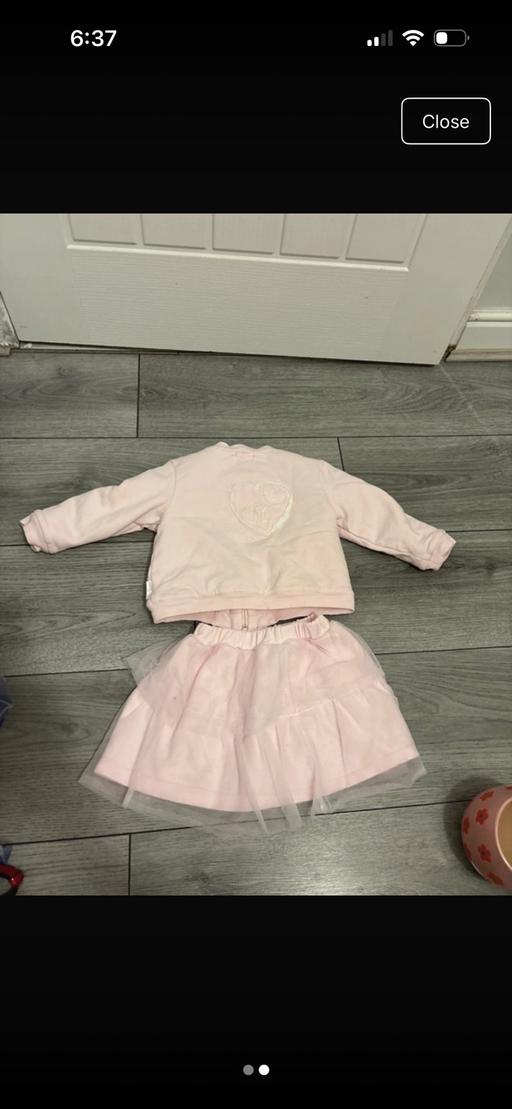  — Pastels & Co baby jacket and skirt