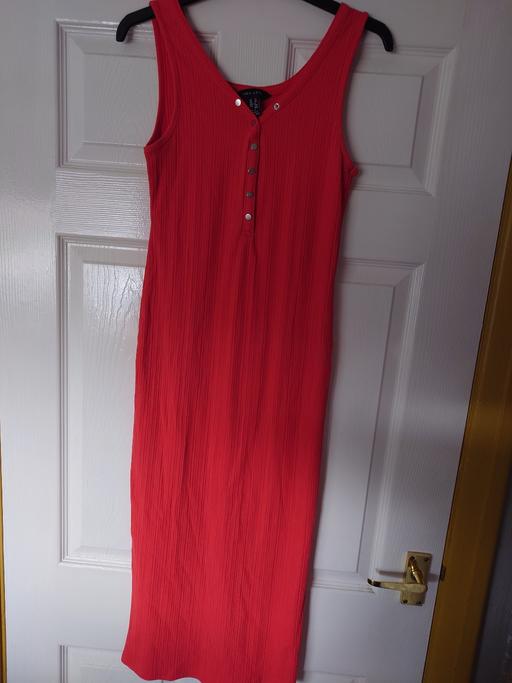  — Women's orange maxi dress size 10
