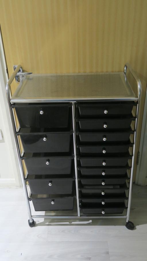  — 15 Drawer Rolling Storage Trolley Cart