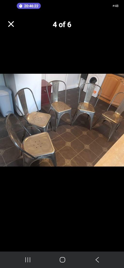  — Metal Chairs – £8 Each / £35 All In (Set of 5