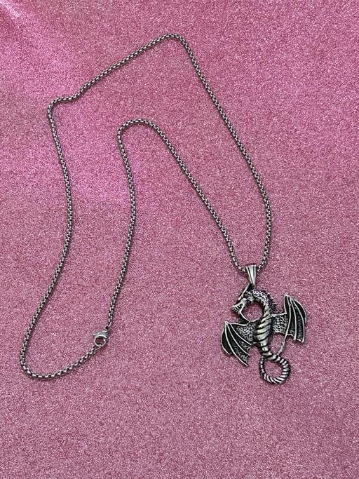  — Gothic Viking Dragon Pendant Necklace