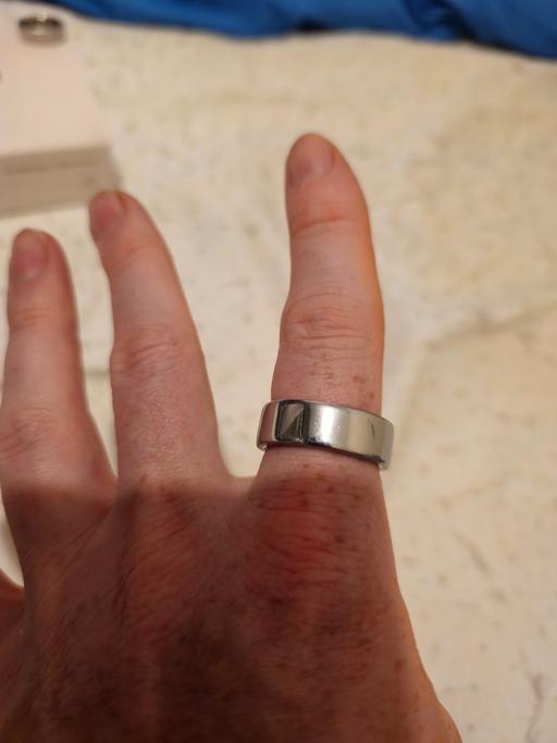  — oura ring 4 silver size 10