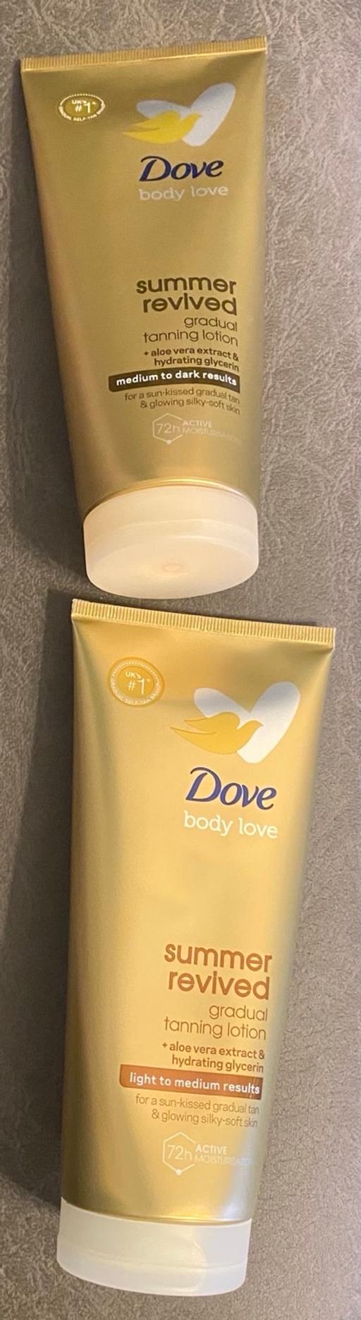  — Dove summer revived gradual tanning lotion