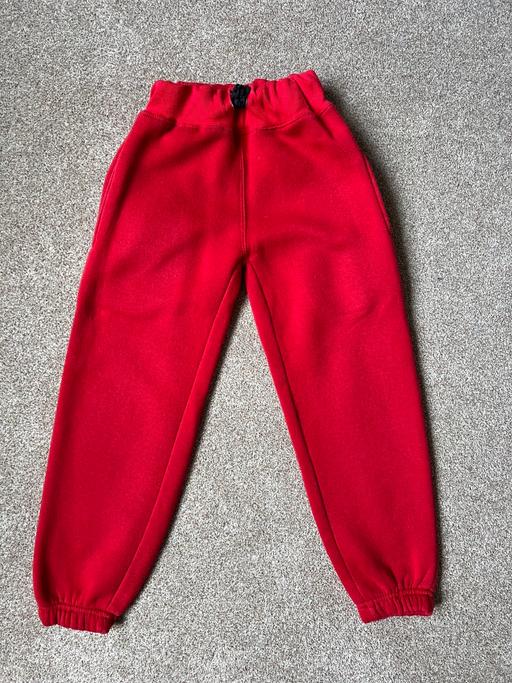  — Red joggers 5-6 years