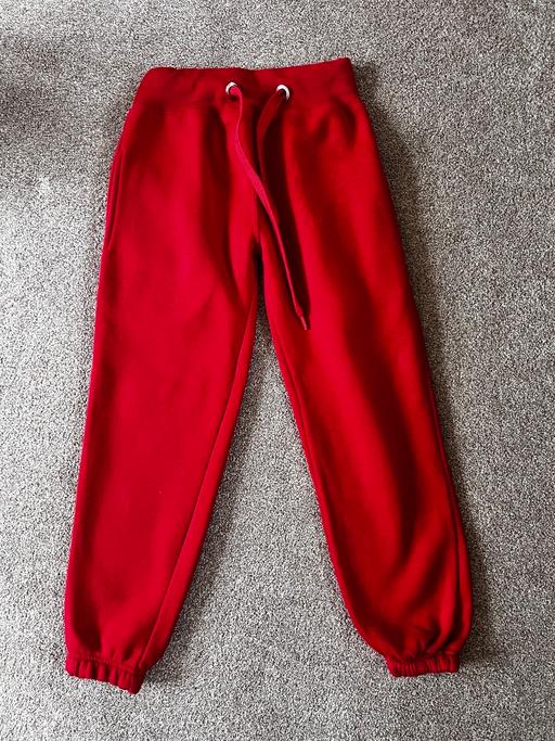 — Red joggers 7- 8 years