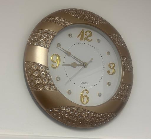  — Stories Decorative Silver Color Wall Clock