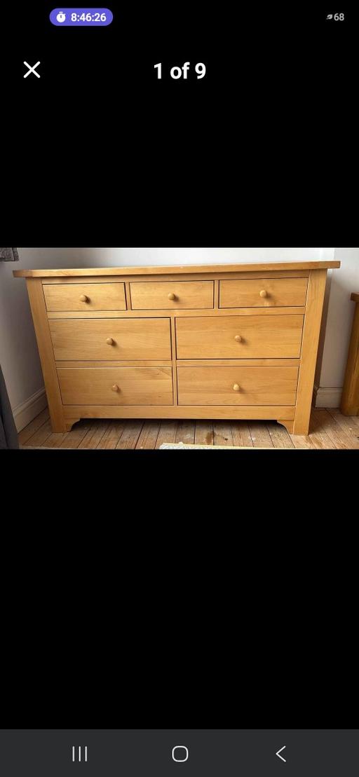  — 🌲 Solid Pine Chest of Drawers – 7 Drawer Sto