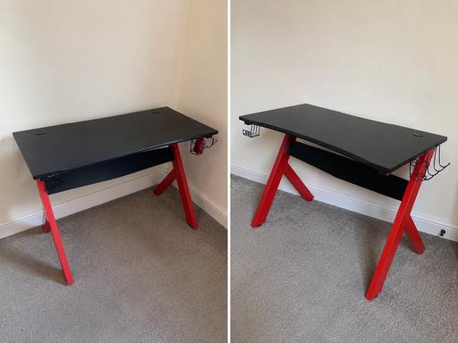  — Gaming of office work laptop desk table black